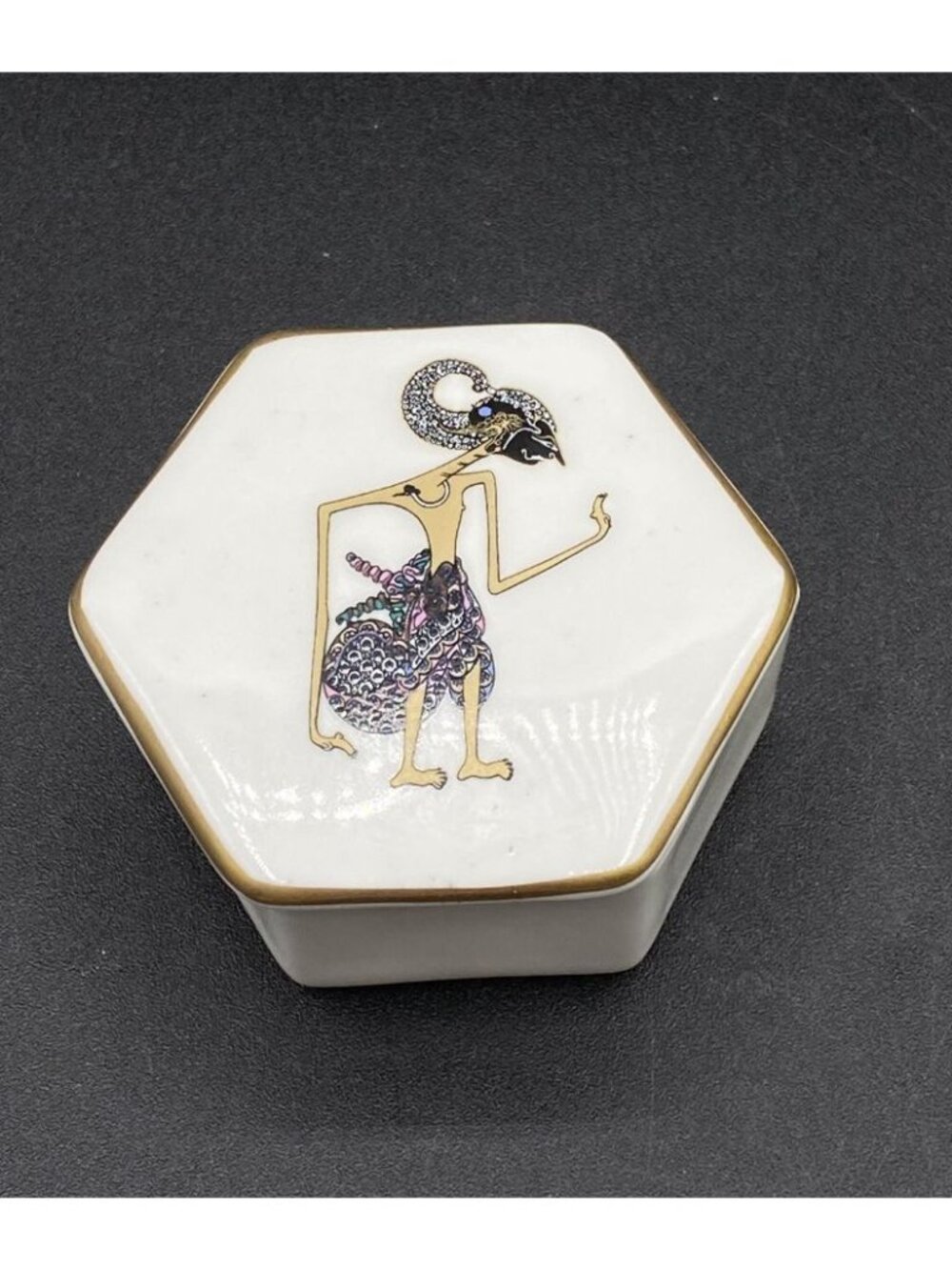 Singapore Airlines Griya Pusaka Raja Fine Bone China Trinket Dish Semar #2